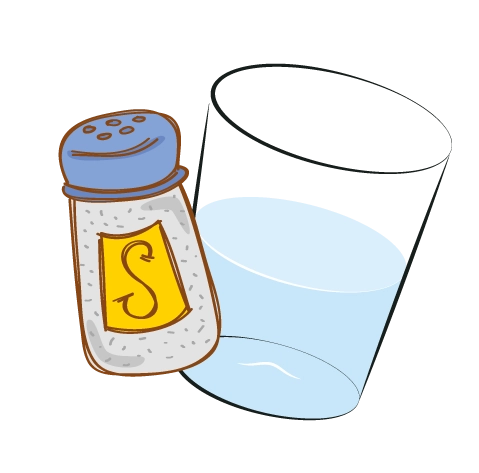 Полощем горло на пятерку! Каждый раз считаем до 5 и делаем так по 5 раз утром и вечером!